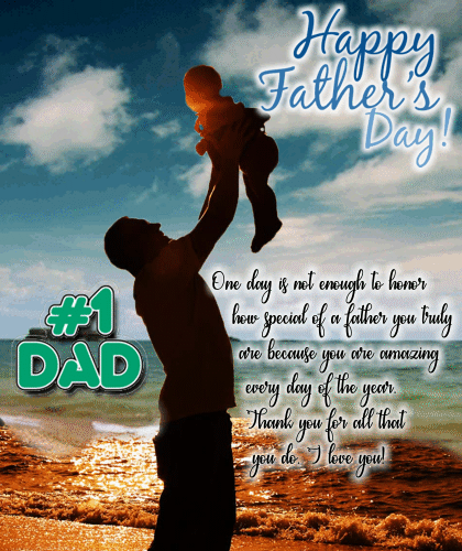 Thank You Dad For All That You Do.