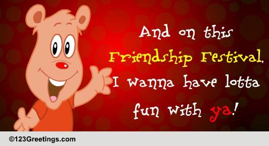 My Best Friend... Free Friendship Festival (New York) eCards | 123