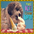 A Sweet Ice Cream Day Card.