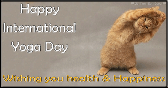 Happy International Yoga Day. Free International Yoga Day eCards | 123  Greetings