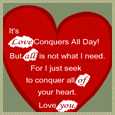 Love Conquers All Day