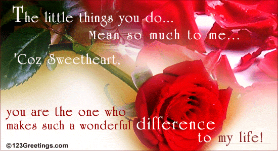 Wonderful Difference! Free Red Rose Festival eCards, Greeting Cards