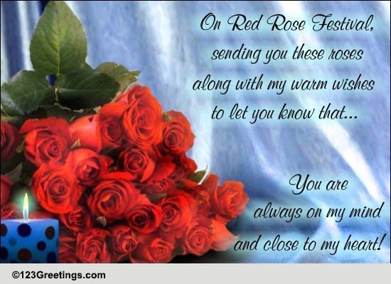 Close To My Heart... Free Red Rose Day eCards, Greeting Cards | 123