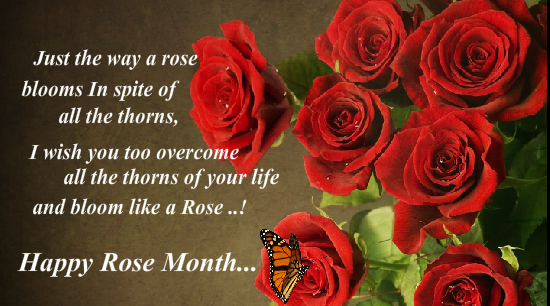 Send Rose Month Ecard!