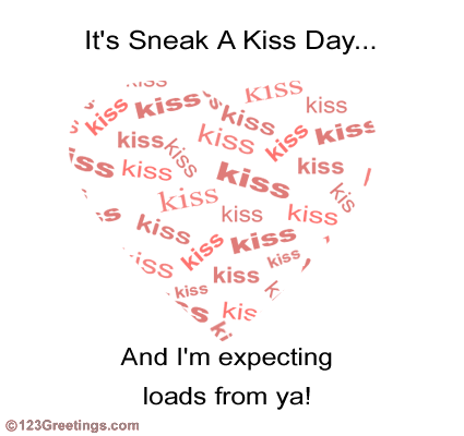 Expecting Loads Of Kisses!