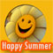 Smiley And Happy Summer Wishes.