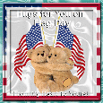 Hugs For You On Flag Day!