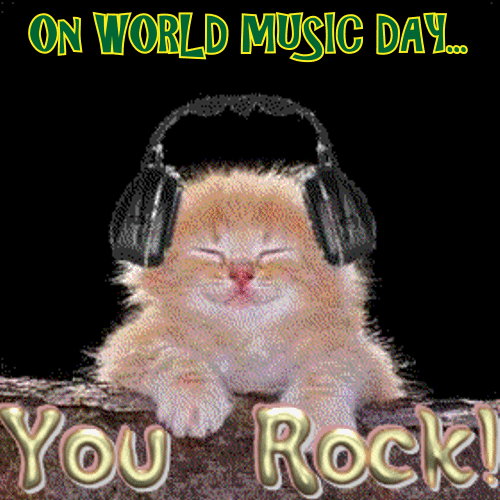 Kitty Loves World Music Day.