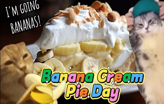 Im Going Bananas Free Banana Cream Pie Day Ecards 123 Greetings