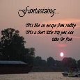 Fantasizing.