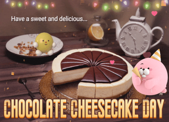 A Sweet Chocolate Cheesecake Day.