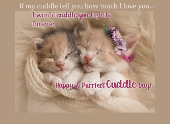 Cuddle You Tightly Forever!