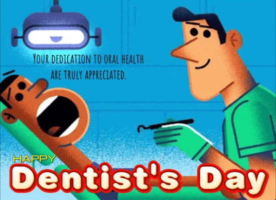 A Dentist’s Day Message Greetings.