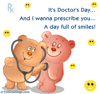 A Cute Wish On Doctor's Day. Free Doctor's Day eCards, Greeting Cards | 123  Greetings