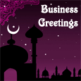 Eid Mubarak Business Greetings.