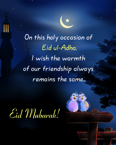 Eid ul-Adha Friendship Greeting Free Friends eCards 