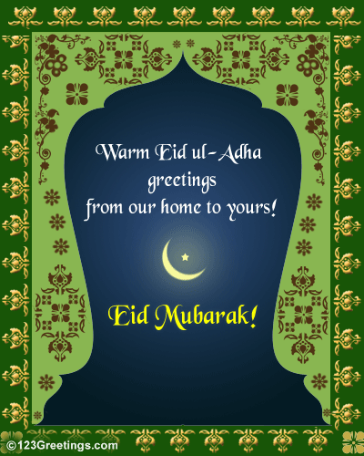 Eid ul-Adha Greetings...