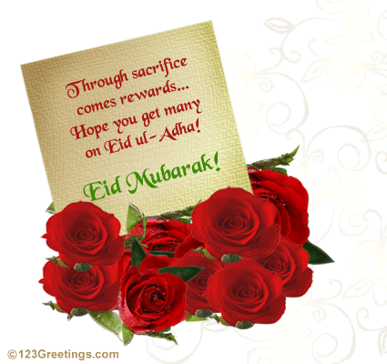 Eid Mubarak Greetings...