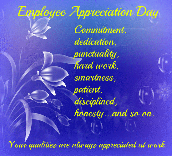 Let’s Appreciate... Free Employee Appreciation Day eCards 123 Greetings