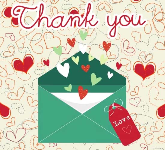 Valentine Thank You Cards Printable