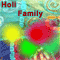 Affiliate - 2179 : Events : Holi [Mar 20] : Family - Holi Wish For Family Greeting Cards.