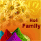 Affiliate - 2179 : Events : Holi [Mar 20] : Family - Wish Your Family A Happy Holi Greeting Cards.