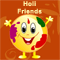 Affiliate - 2179 : Events : Holi [Mar 20] : Friends - Fun Wish On Holi For Friends Greeting Cards.