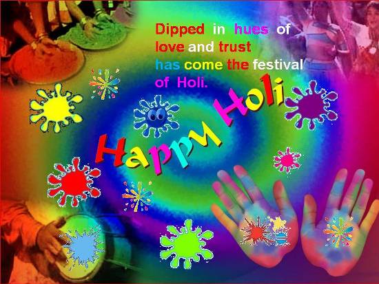 holi cards for facebook wall