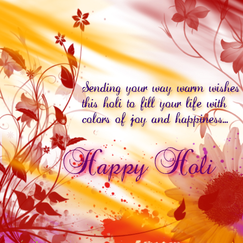 happy holi ecards