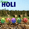 Holi Bubbles.