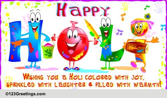 Spread The Holi Cheer. Free Happy Holi Ecards, Greeting Cards 