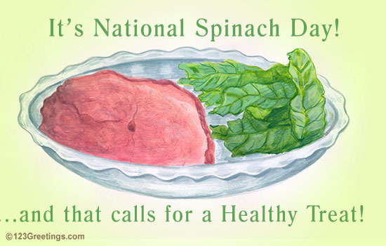 A Simple & Elegant Spinach Day...