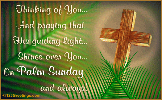 His Guiding Light... Free Palm Sunday eCards, Greeting Cards | 123