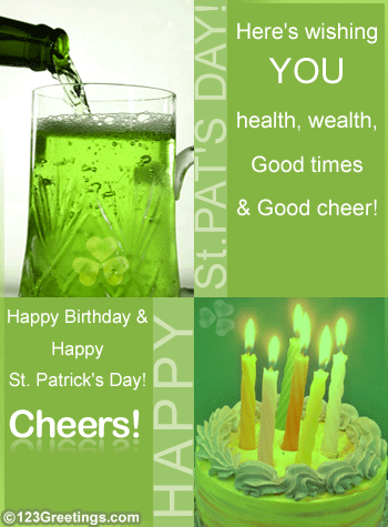 Health, Good Times, Good Cheer!