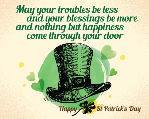 May Happiness Come Through Your Door.