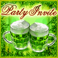 St. Patrick's Party Invite.