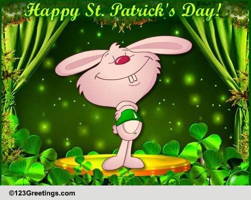 saint patricks day bunny