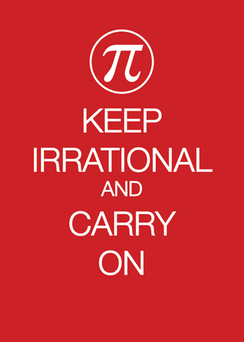 Carry On For Pi Day In Red.