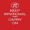 Carry On For Pi Day In Red.