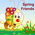 Cute Spring Wishes For A Friend.