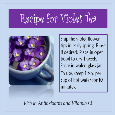 Recipe For Violet Tea.