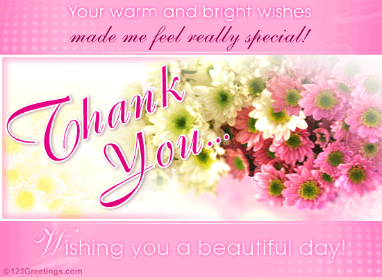 thank you greetings