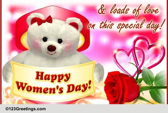 Special Womens Day T Free Happy Womens Day Ecards Greeting Cards