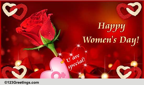 wishes happy womens international greetings cards greeting rose special ecards