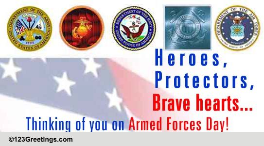 Send Armed Forces Day Ecard!