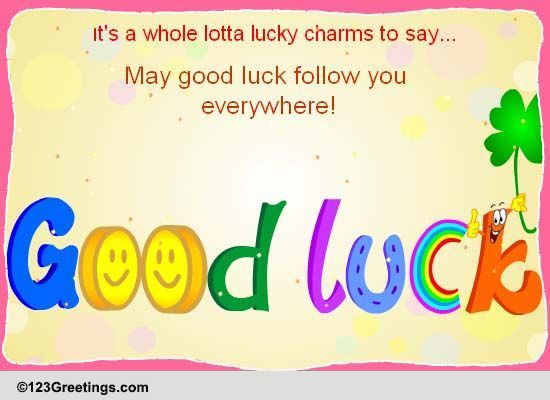 Good Luck Follow You Free Friday The 13th Ecards, Greeting Cards 