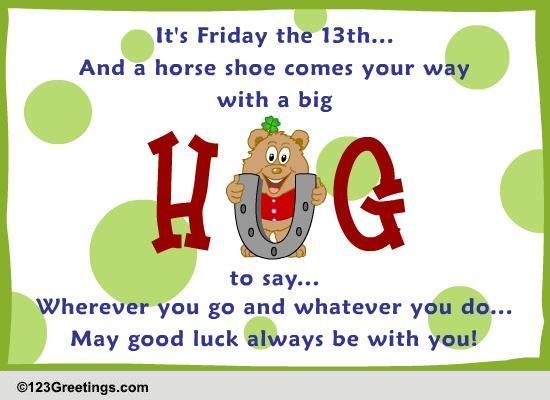 happy lucky friday the 13th