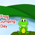 Frog Jumping Day Fun Wish...
