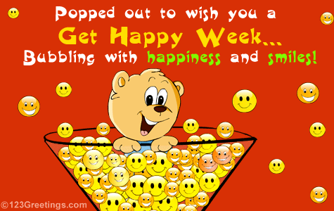 Happiness And Smiles On Get Happy Week.