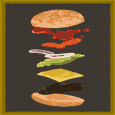 A Hamburger Day Card.